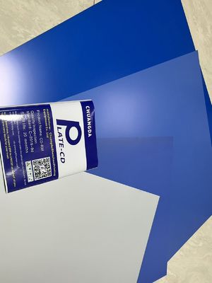 Impresión suave Placa CTP de capa única con temperatura de desarrollo de 20-25 C y grosor de placa de 0,15-0,30 mm