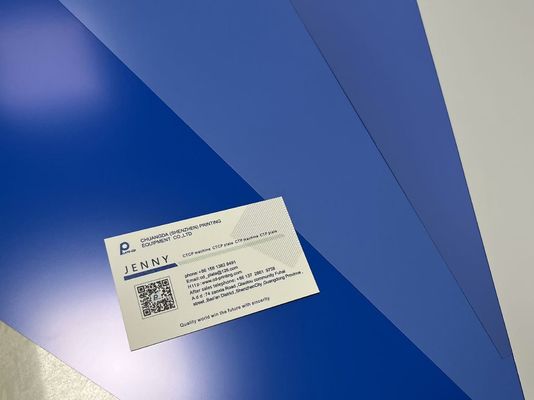 110-130 Mj/Cm2 Energía de exposición Placa CTP térmica Durante 25±5s Tiempo de desarrollo