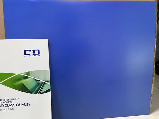 0.15-0.30mm CTP Impresión Placa Azul Single Coat 18 meses de vida útil