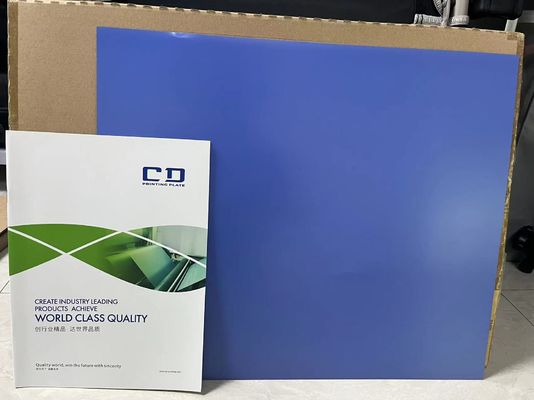 Placa de impresión CTCP positiva de una sola capa con energía de exposición de 40-50mj/cm2 para impresión de periódicos