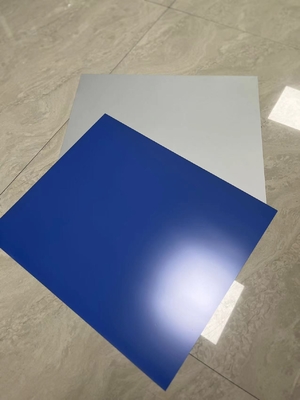 Placa azul de aluminio de una sola capa con vida útil de 24 meses