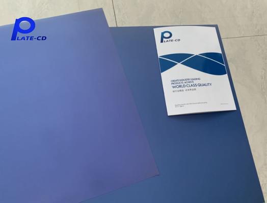 Placas de impresión CTCP positivas con energía láser 120-140mJ/cm2 y energía de exposición 50-85mJ/cm2 para 60000-80000 impresiones