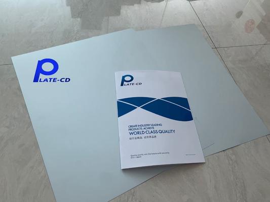 Placas de impresión sin proceso Placa CTP sin desarrollador 0,15 mm / 0,30 mm espesor 1350 mm Ancho máximo de la bobina